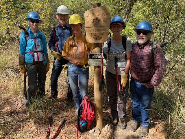 Portal-Rodeo Hiking Group Work Event