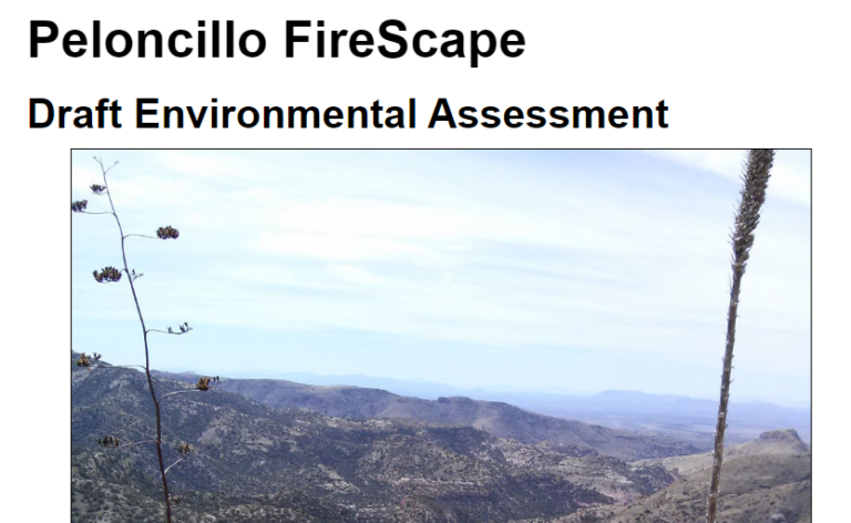 Peloncillo Firescape Draft Environmental Assessment